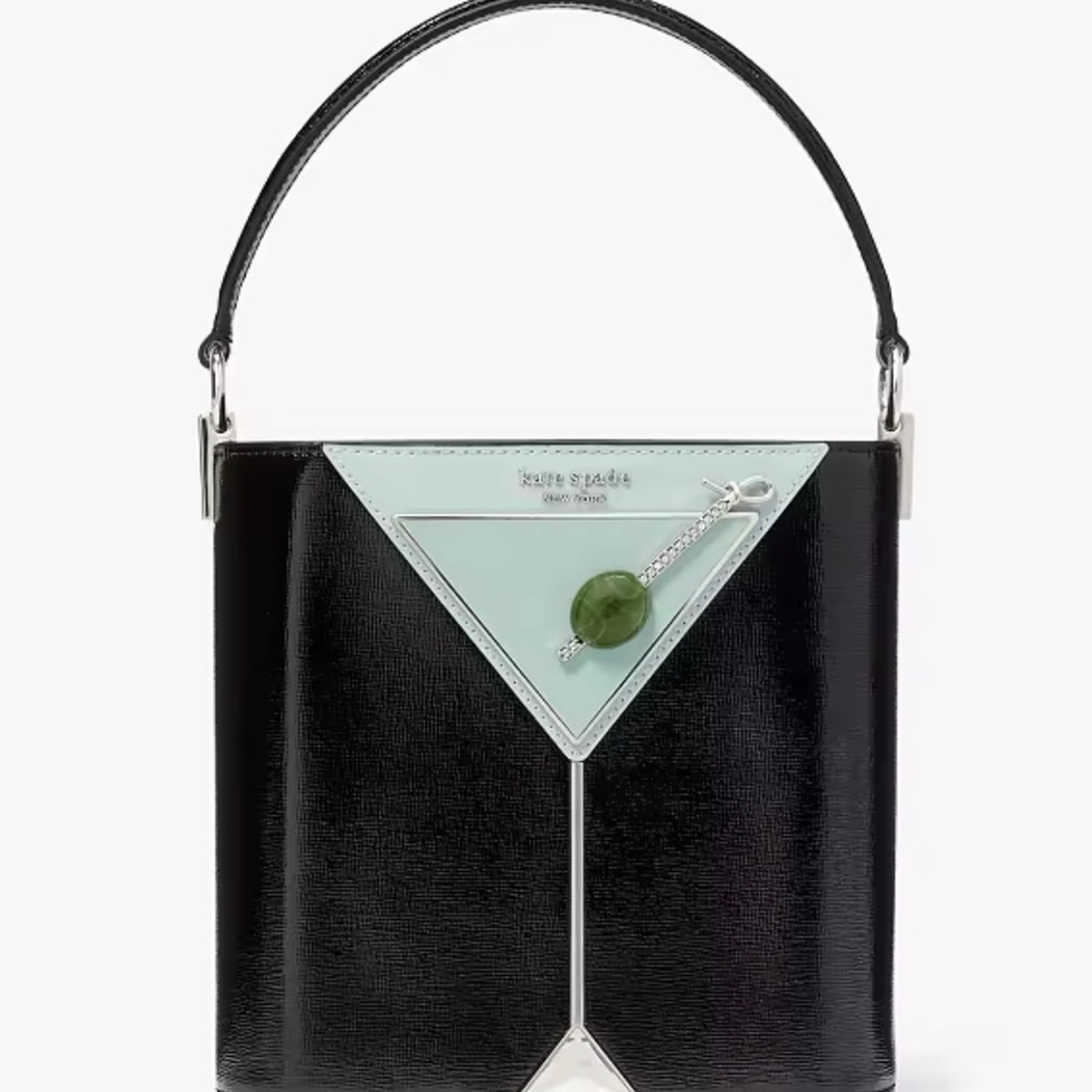 Kate Spade Shaken Not Stirred Martini Embellished Top-Handle Crossbody 🍸 NWT